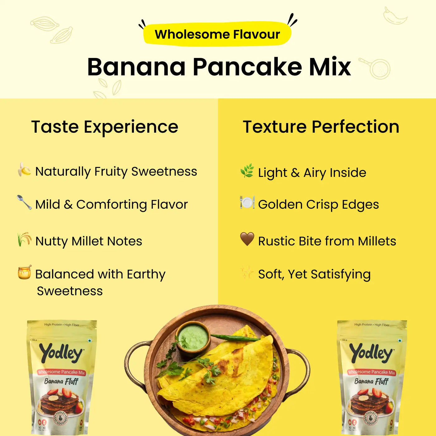 Wholesome Pancake Mix- 2 Flavours