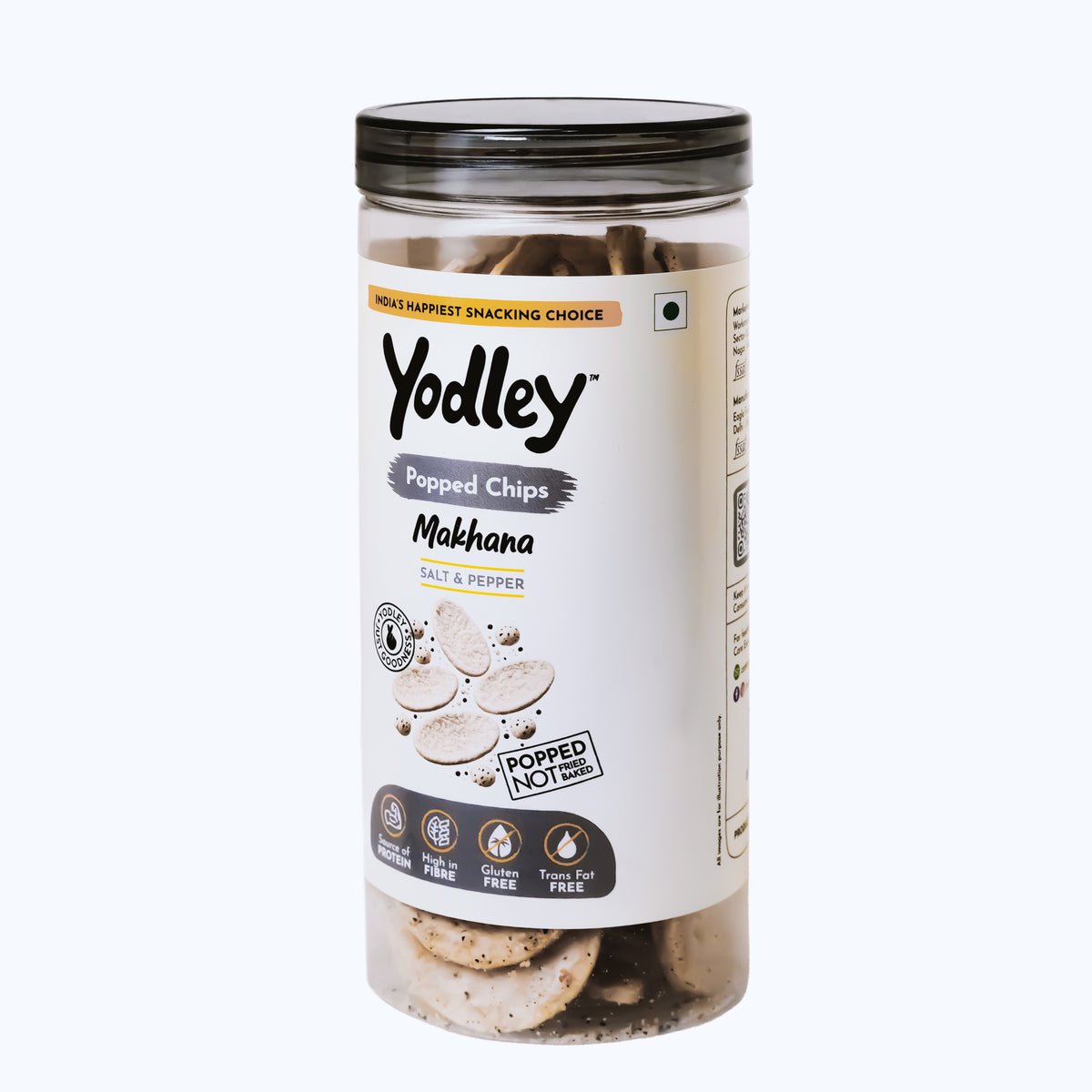 Makhana Popped Chips – Salt & Pepper