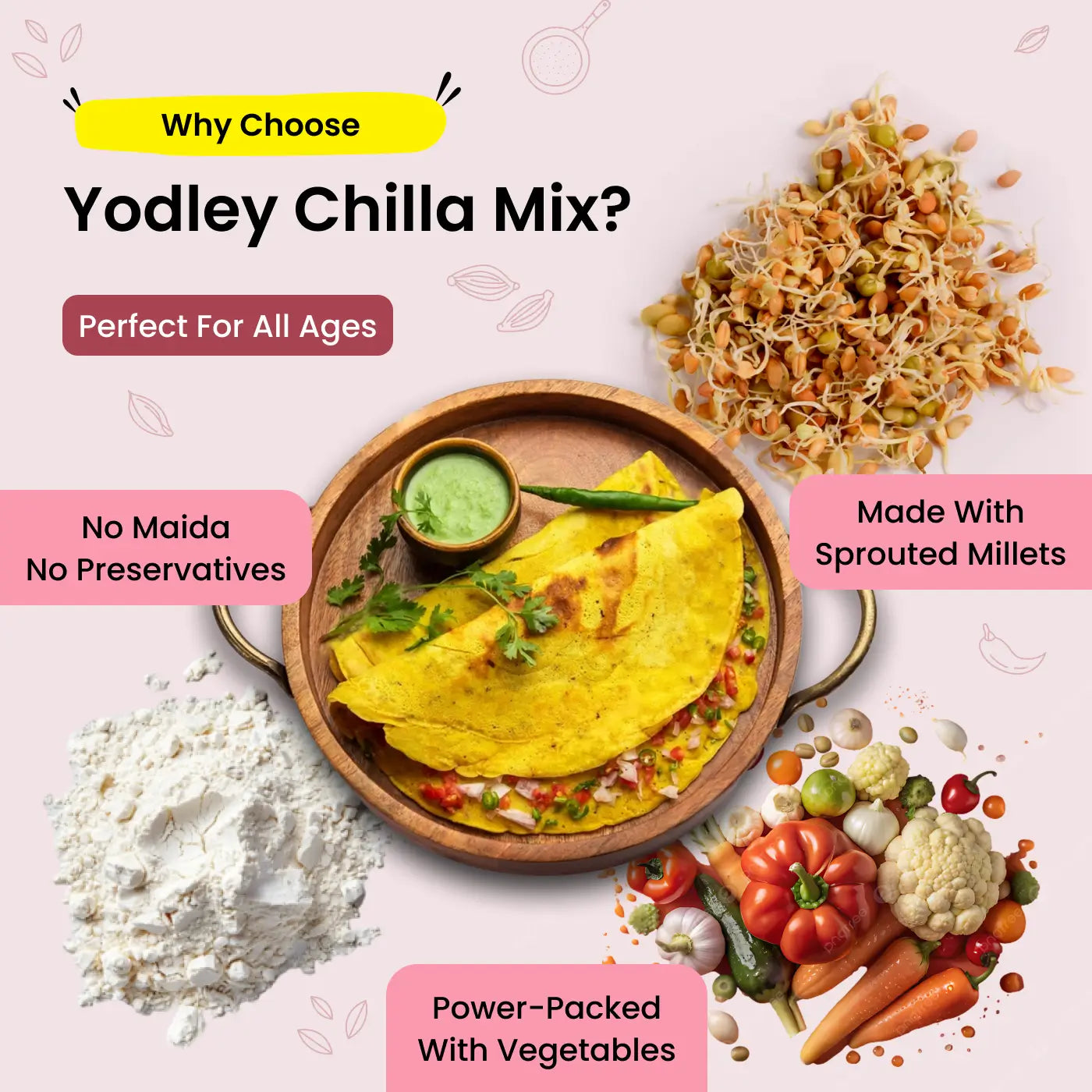 Multi Millets & Moong and Beetroot Glow
