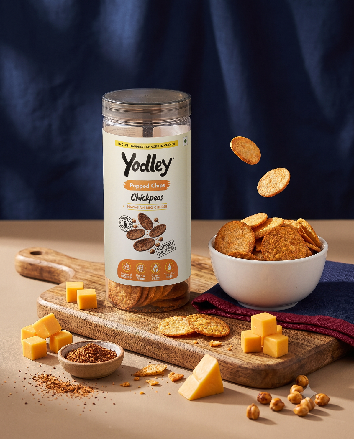 Chickpeas Popped Chips – Hawaiian BBQ Cheese