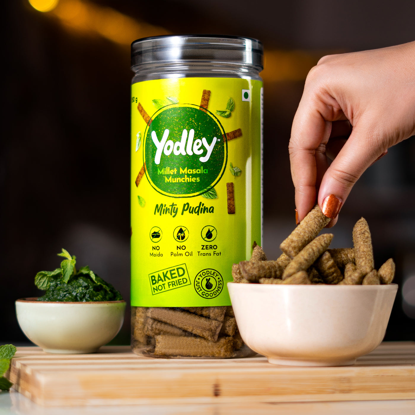 Millet Masala Munchies - Pack 2 (Minty Pudina & Tangy Achari)