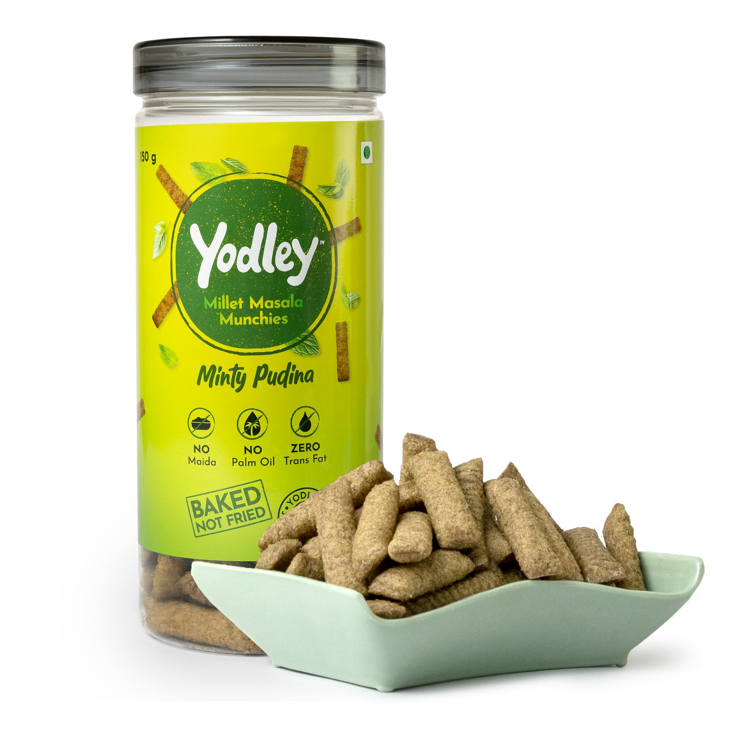 Millet Masala Munchies - Pack 2 (Minty Pudina & Tangy Achari)