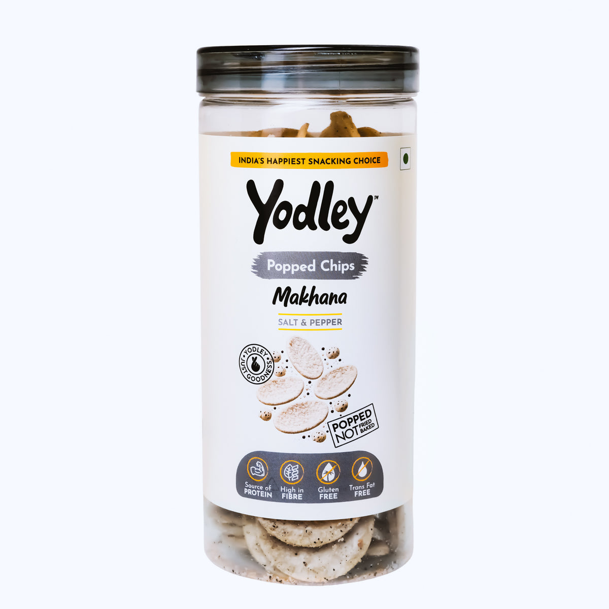 Makhana Popped Chips – Salt & Pepper
