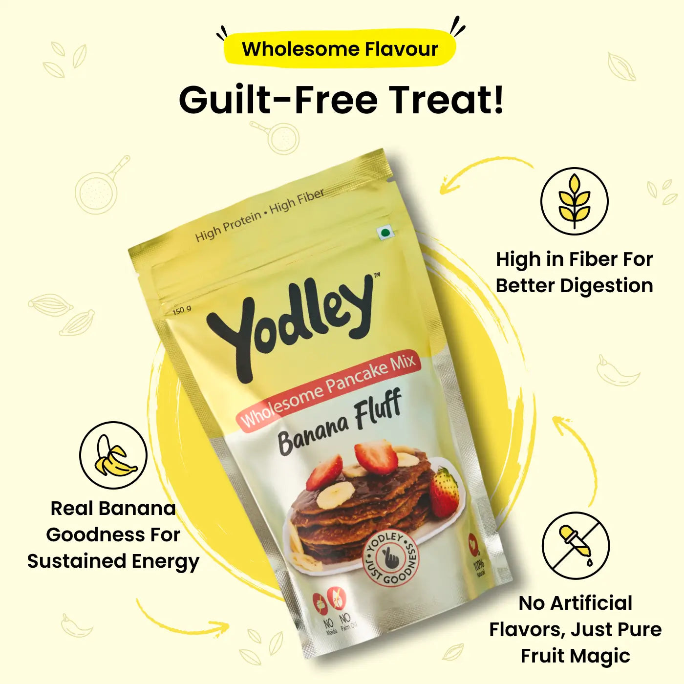 Wholesome Pancake Mix- 2 Flavours