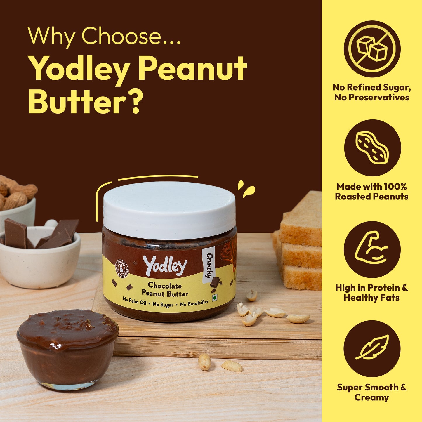 Chocolate Peanut Butter (Crunchy)