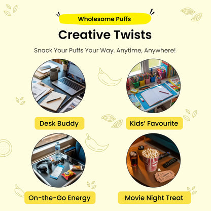 Millet Puffs - Pack 2 (Chocolate Crunch & Coconut Crunch)