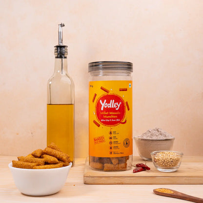 Millet Masala Munchies - Tangy Achari