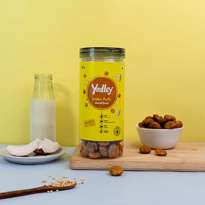 Millet Puffs - Pack 2 (Chocolate Crunch & Coconut Crunch)
