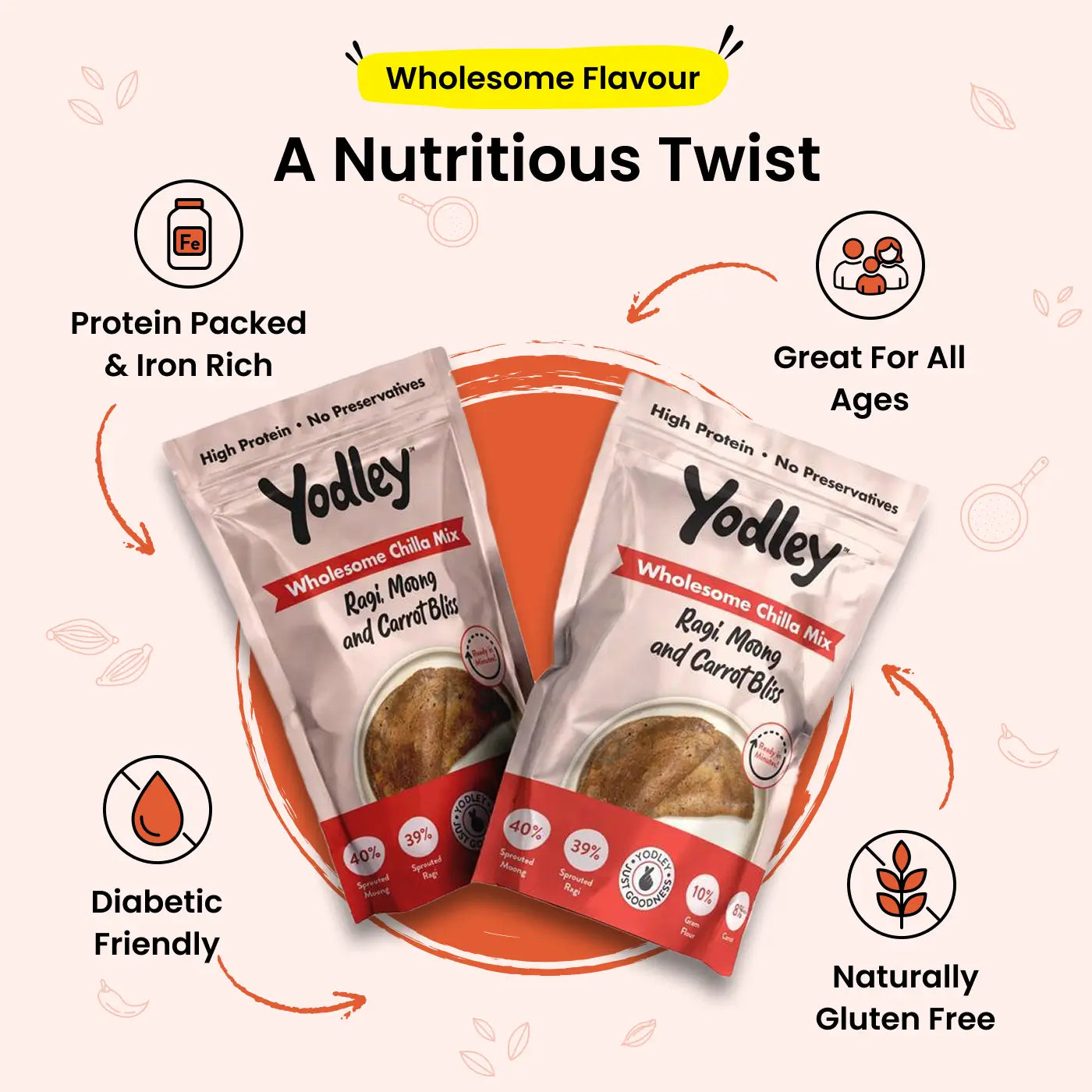 Wholesome Chilla Mix - 3 Flavours 1 Nutritious Deal