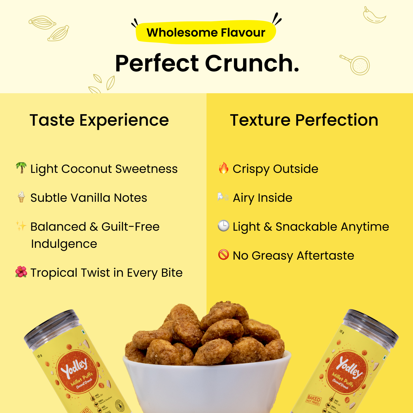 Millet Puffs - Coconut Crunch
