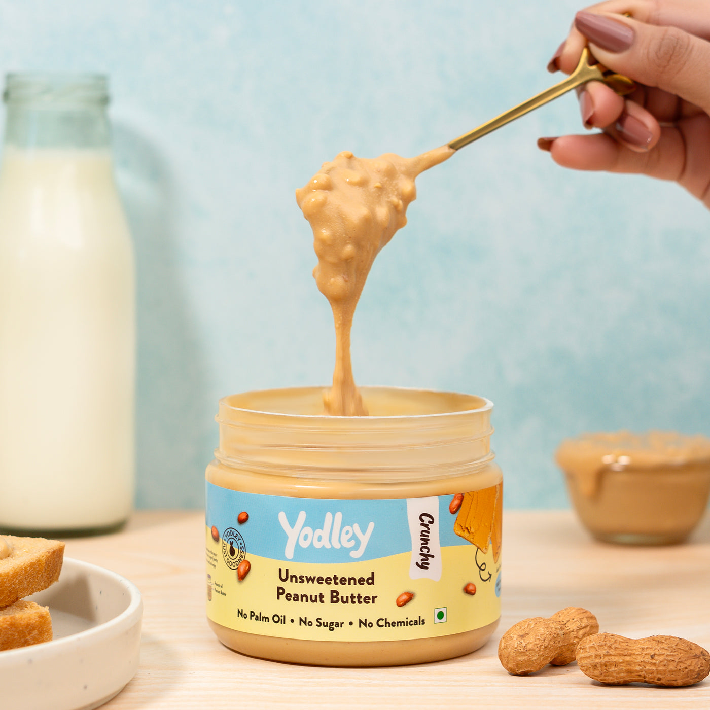 Unsweetened Peanut Butter (Crunchy)